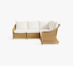 Westport Wicker 5-Piece Outdoor Sectional (93")