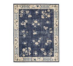 Open Box: Claire Hand-Knotted Wool Rug, 5' x 8' - Indigo
