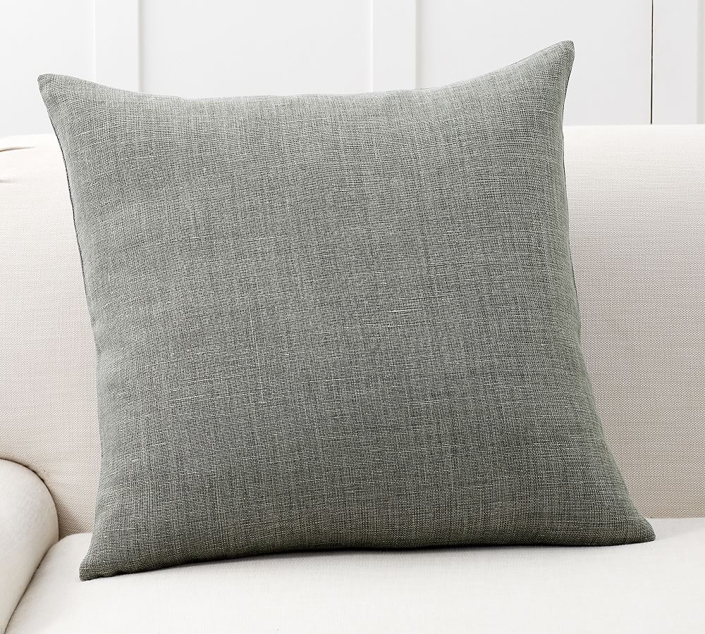 Belgian Linen Pillow - 24", Loden