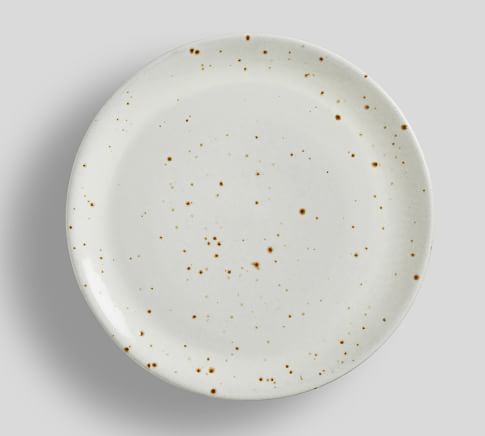 Rustic Speckled Terracotta Salad Plates - Set of 4
