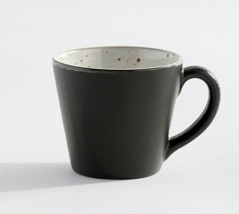 Rustic Speckled Terracotta Mugs - Set of 4