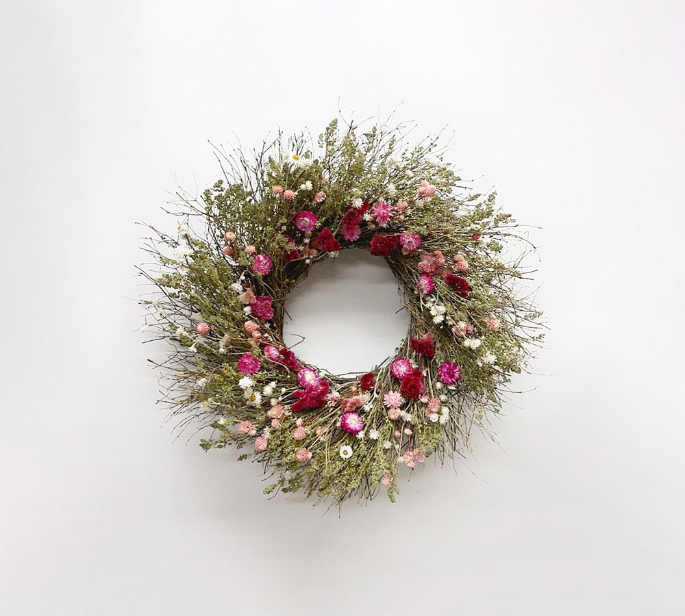 Dried Cupid's Dream Wreaths