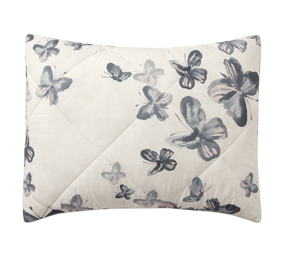 Butterfly Kisses Percale Comforter Sham - Standard, Set of 2