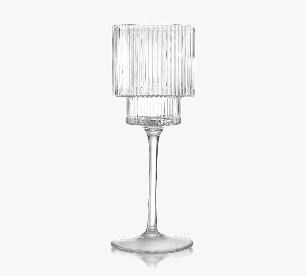 Carousel Wine Glasses - Set of 4 - Set of 4 - Clear