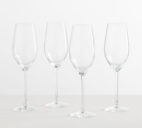Vino Champagne Flute Glasses, Set of 4