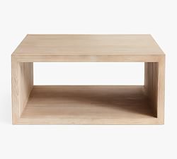 OPEN BOX Folsom 40" Square Coffee Table, Desert Pine