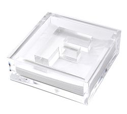 Open Box: Clear Acrylic Alphabet Cocktail Napkin Holder, F