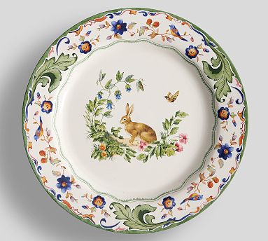 Botanical Bunny Stoneware Dinnerware Collection | Pottery Barn