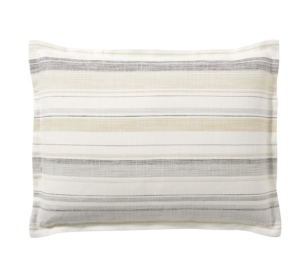 Clayton Striped Cotton Sham - Standard
