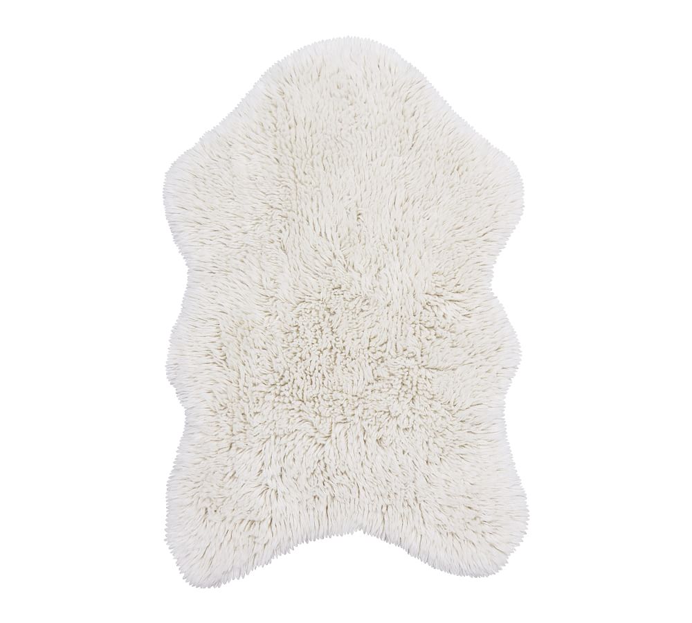Lorena Canals Washable Woolly Rug - Sheep White, 2'5" x 3'7"