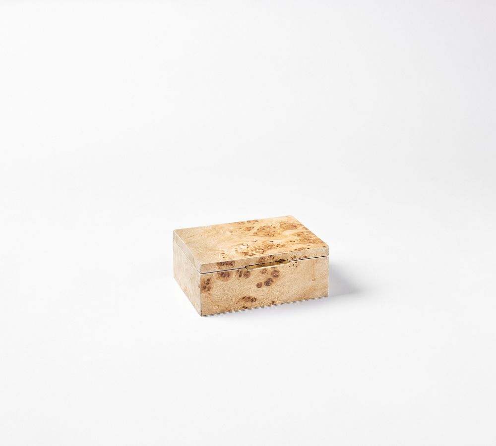 Burlwood Jewelry Box - Small