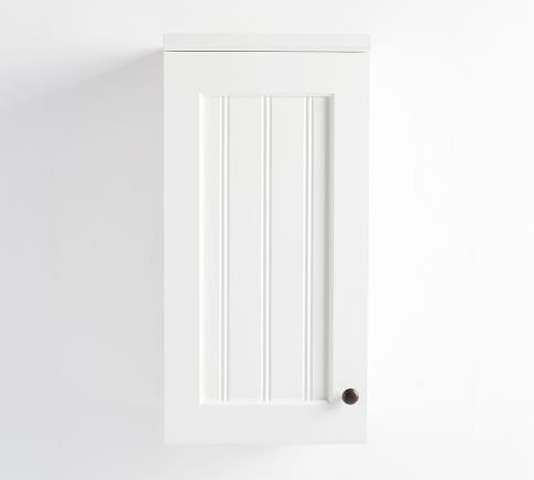 Aubrey Left Door Cabinet, White, 15