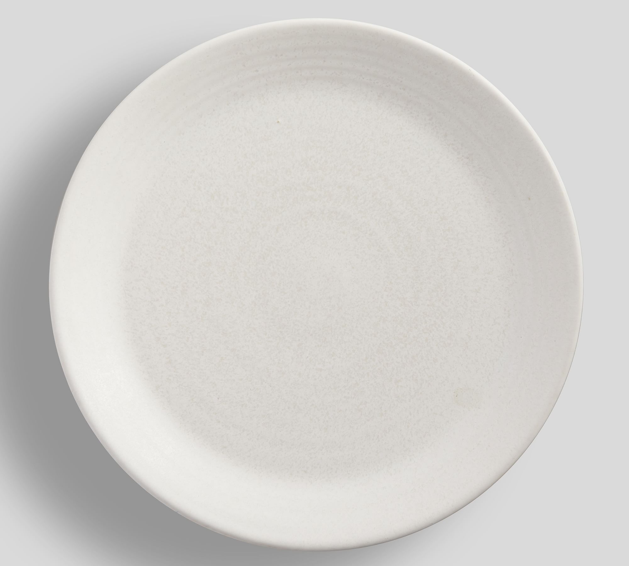 Larkin Stoneware Dinner Plates - Set of 4 - Shell White