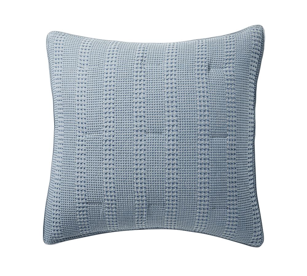 Honeycomb Cotton Comforter - Chambray, Euro