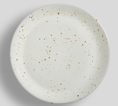 Rustic Speckled Terracotta Dinner Plates - Set of 4