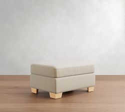 Buchanan Modern Square Arm Ottoman and a Half