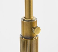 Chambers Metal Adjustable Arc Floor Lamp (62")