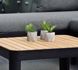 Chattanooga Teak 2-Piece Outdoor Sofa Set (68")