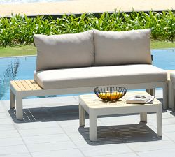 Chattanooga Teak 2-Piece Outdoor Sofa Set (68")