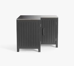Indio Metal Outdoor Kitchen Corner Cabinet (45")