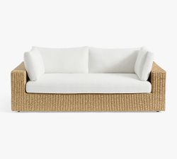 Kostas Wicker Outdoor Sofa (88")