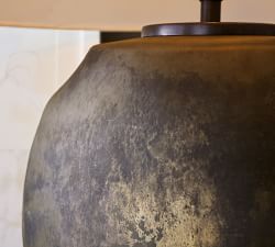 Saratoga Rustic Glass Table Lamp (22")