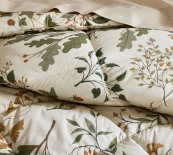Autumn Botanical Percale Comforter