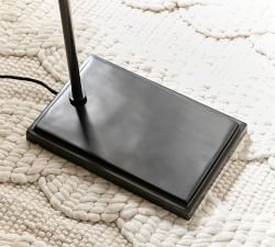 Caldwell Flared Recycled Glass Floor Lamp (65")