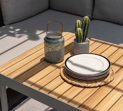 Chattanooga Teak 2-Piece Outdoor Sofa Set (68")