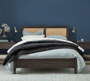 Sausalito Black Linen Bedroom 