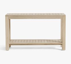 Indio Eucalyptus Rectangular Outdoor Console Table (51")