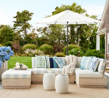 Indio Modern Reeded Outdoor Lounge 