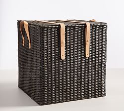 Austin Woven Chest - Distressed Black