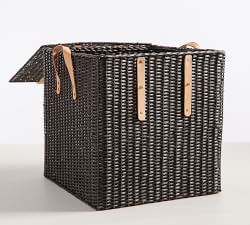 Austin Woven Chest - Distressed Black