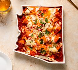 Lark Handmade Porcelain State Serving Platter