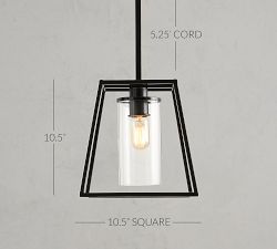 Zaire Iron Pendant (11&quot;)