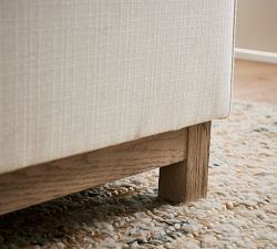 Chesterfield Non-Tufted Upholstered Sleigh Bed