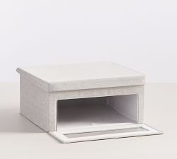 Drop Front Closet Bins