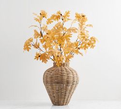 Faux Golden Oak Branch With Acorns