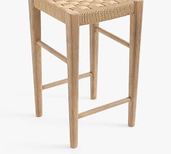 Fenton Small Space Woven Backless Counter Stool