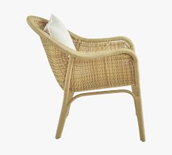 Nanna Ditzel Madame Alu-Rattan Outdoor Lounge Chair