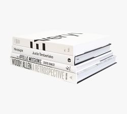 Coffee Table Book Stack, Set of 4