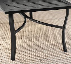 Riviera Metal Rectangular Outdoor Coffee Table (48&quot;)