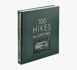 100 Hikes of A Lifetime Leather-Bound Book