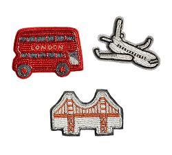 Beaded Sticker - The Jetsetter