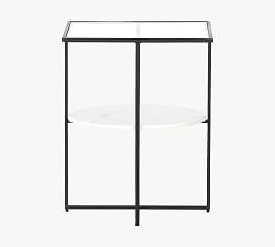 Bourne Marble Square End Table