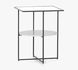 Bourne Marble Square End Table