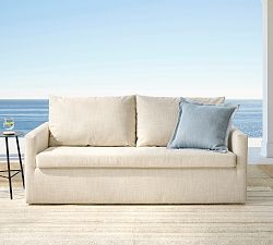 Delray Upholstered Outdoor Loveseat (72")