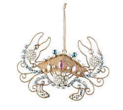Jeweled Crab Ornament