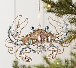 Jeweled Crab Ornament